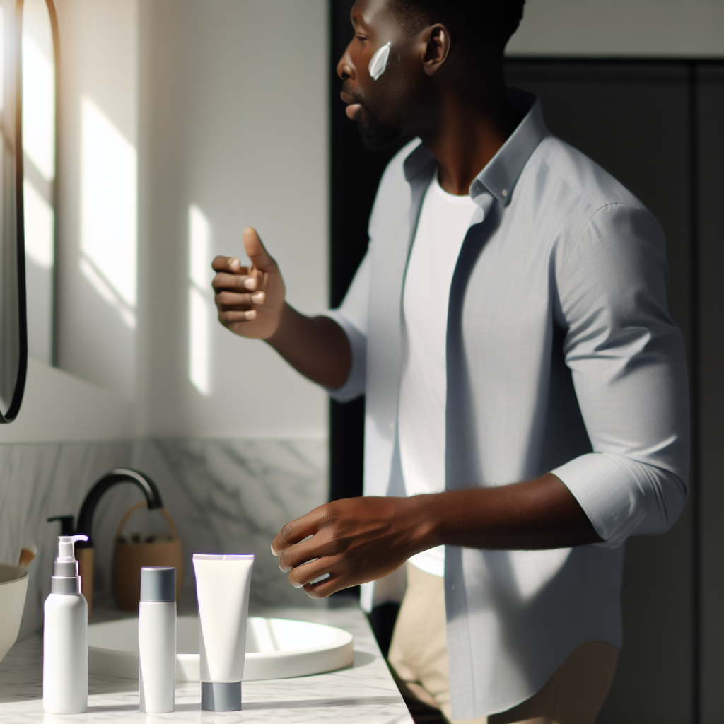 Mens skincare and sun protection