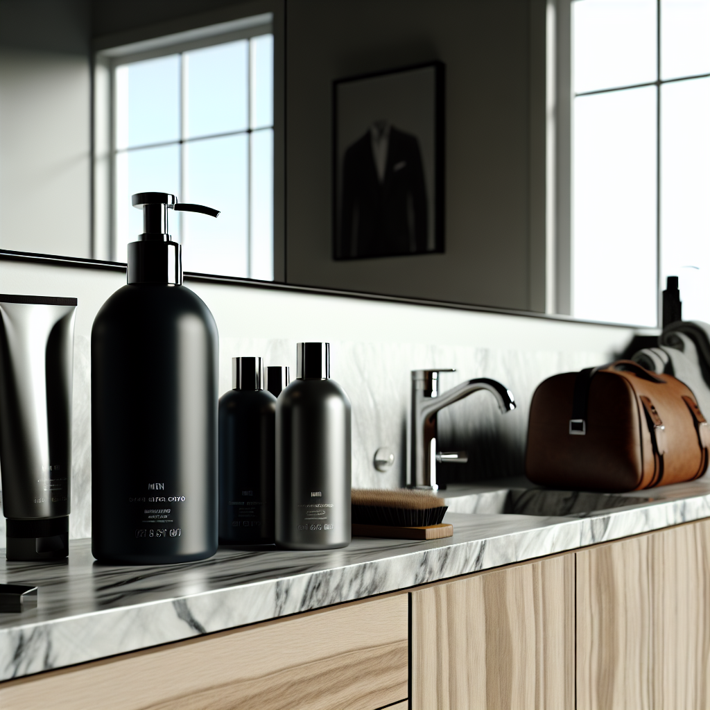Men's shampoo products and generic brand quality comparison