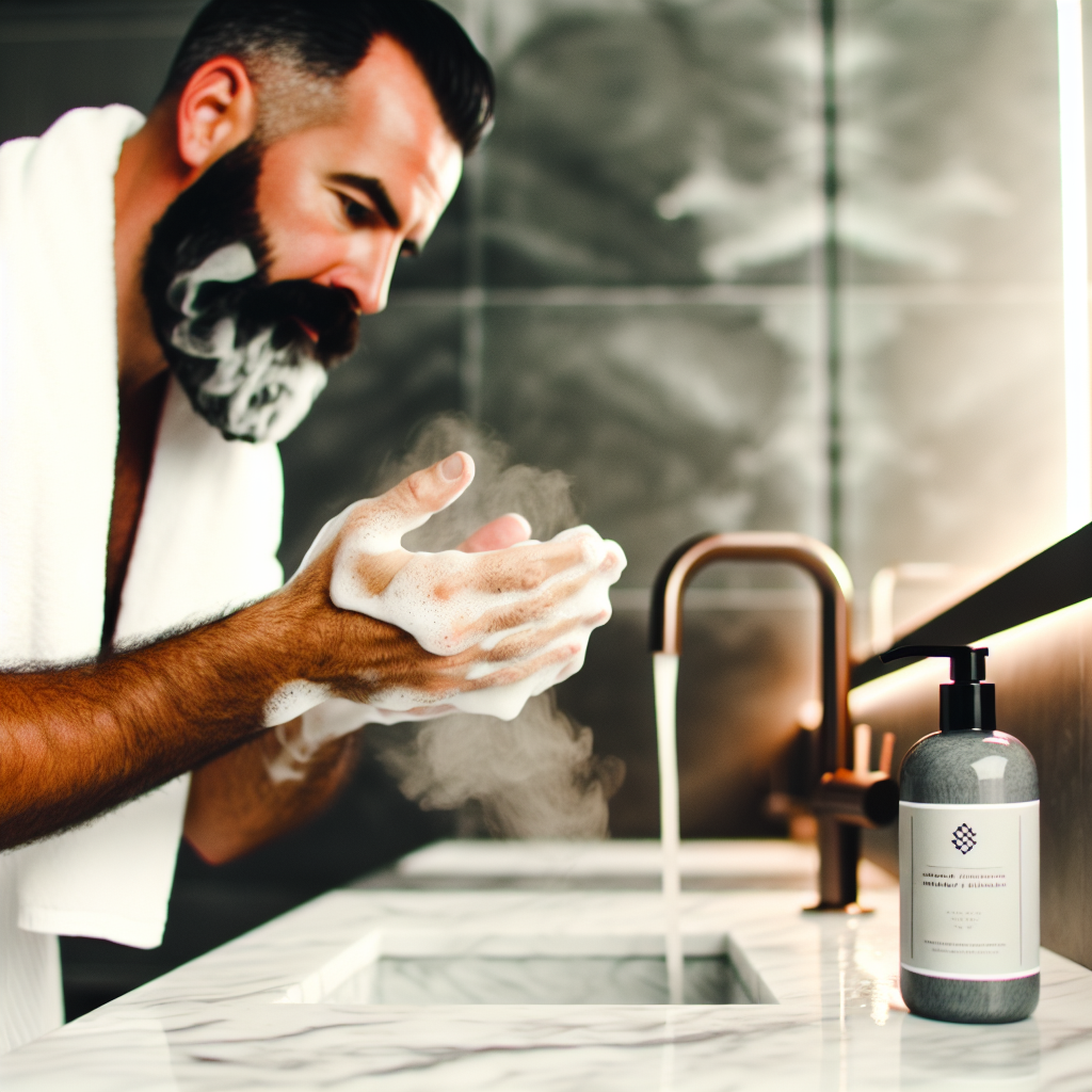 Men's grooming and beard care products 