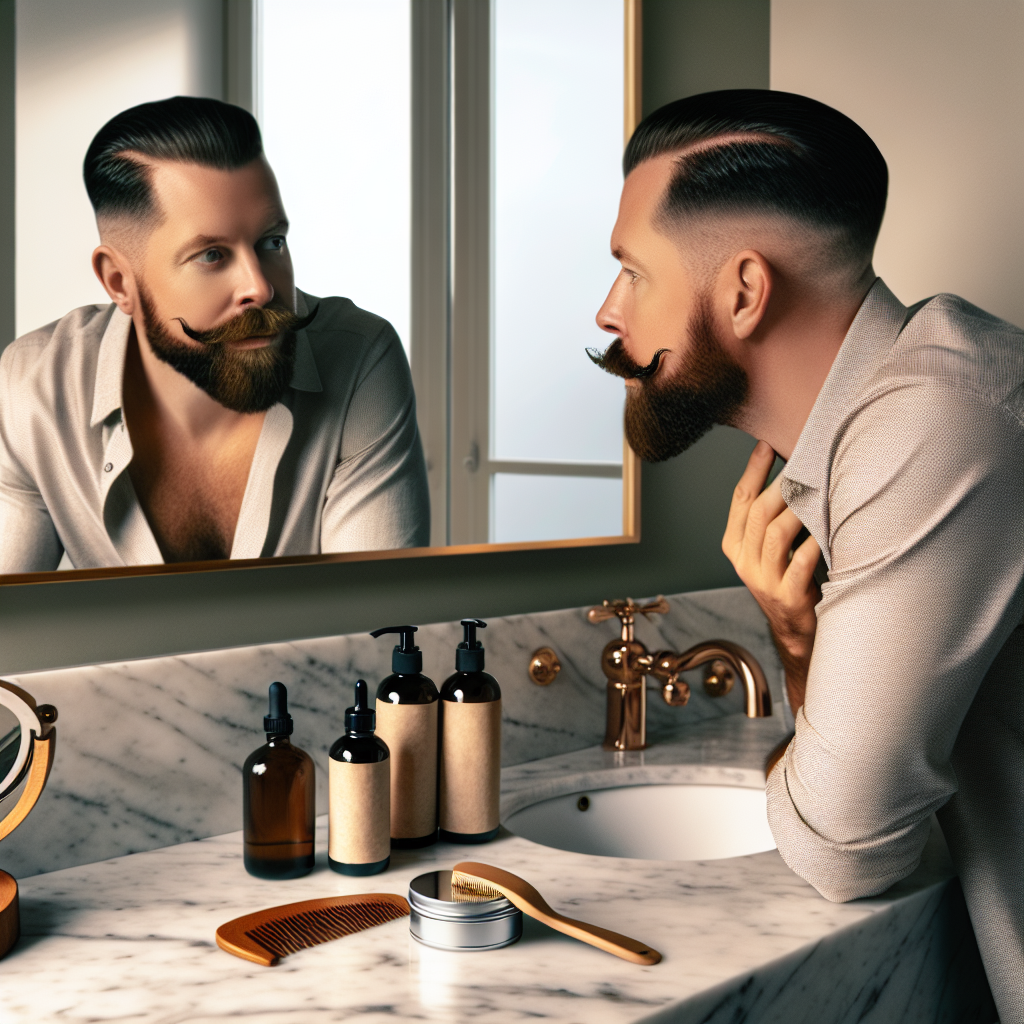 Beard grooming and styling for men 