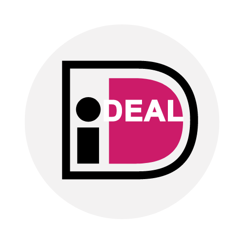 Logo van betaalmethode iDeal.